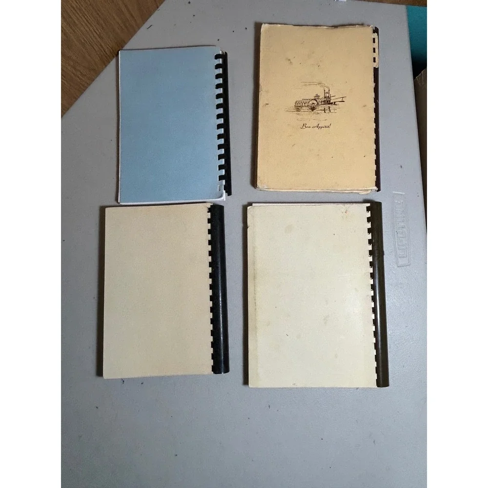 Vintage Community Cookbook Lot 4pc Tennessee Wyoming Heritage House Recipes